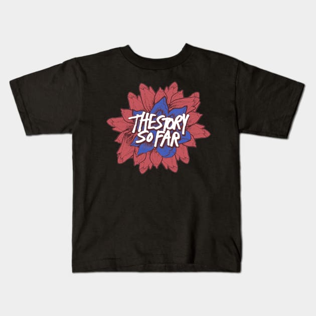 Flower Story Kids T-Shirt by Dead&Blues